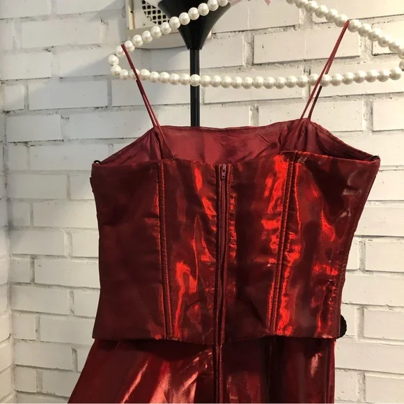 Deep Red Prom Dress - Picture 9 of 17